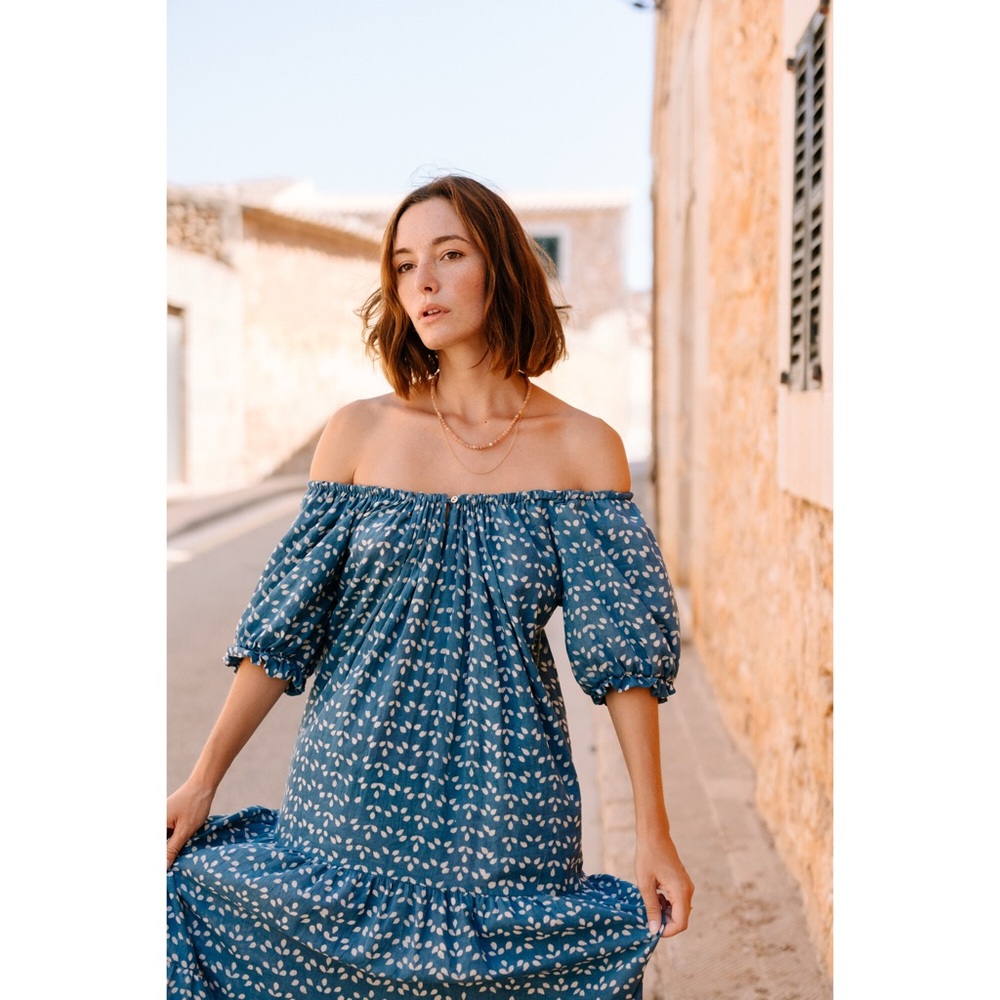 Mirth Women’s Capri Maxi in Indigo Rain XL